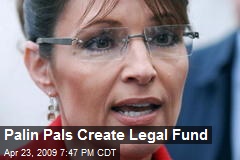 Palin Pals Create Legal Fund