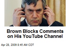 Brown Blocks Comments on His YouTube Channel