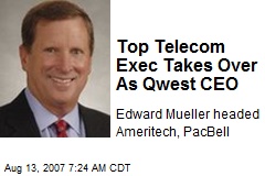 Top Telecom Exec Takes Over As Qwest CEO