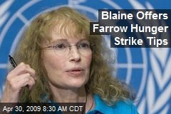 Blaine Offers Farrow Hunger Strike Tips