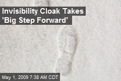 Invisibility Cloak Takes 'Big Step Forward'