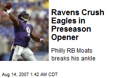 Ravens Crush Eagles in Preseason Opener