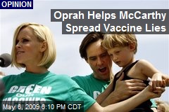 Oprah Helps McCarthy Spread Vaccine Lies