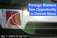 Foreign Bidders See Opportunity in Detroit Mess