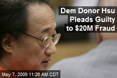 Dem Donor Hsu Pleads Guilty to $20M Fraud