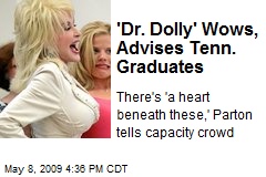 'Dr. Dolly' Wows, Advises Tenn. Graduates