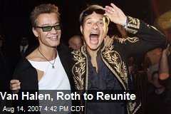 Van Halen, Roth to Reunite