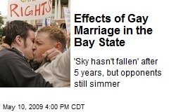 Effects of Gay Marriage in the Bay State