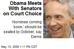 Obama Meets With Senators on Court Choice