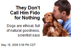 They Don't Call Him Fido for Nothing