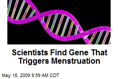 Scientists Find Gene That Triggers Menstruation