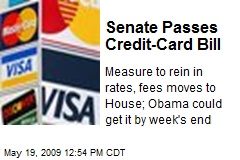 Senate Passes Credit-Card Bill
