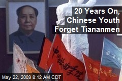 20 Years On, Chinese Youth Forget Tiananmen
