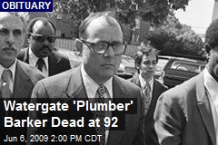 Watergate 'Plumber' Barker Dead at 92