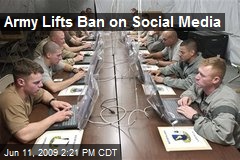 Army Lifts Ban on Social Media