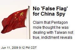 No 'False Flag' for China Spy