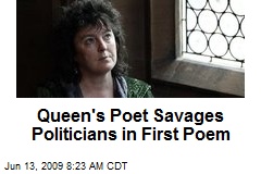 Queen's Poet Savages Politicians in First Poem