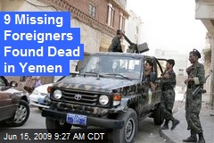 9 Missing Foreigners Found Dead in Yemen