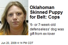 Oklahoman Skinned Puppy for Belt: Cops