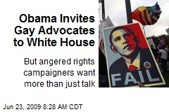 Obama Invites Gay Advocates to White House