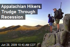 Appalachian Hikers Trudge Through Recession
