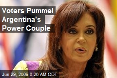 Voters Pummel Argentina's Power Couple
