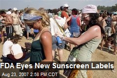 FDA Eyes New Sunscreen Labels