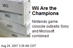 Wii Are the Champions