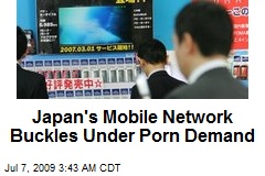 Japan's Mobile Network Buckles Under Porn Demand