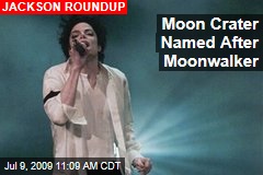 Moon Crater Named After Moonwalker
