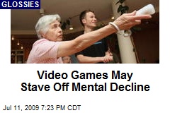Video Games May Stave Off Mental Decline