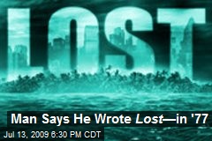 Man Says He Wrote Lost &mdash;in '77