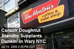 Canuck Doughnut Standby Supplants Dunkin' in Wary NYC