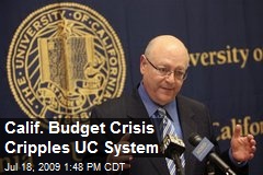 Calif. Budget Crisis Cripples UC System