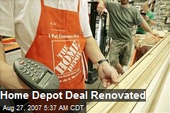 Home Depot Deal Renovated