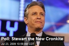 Poll: Stewart the New Cronkite