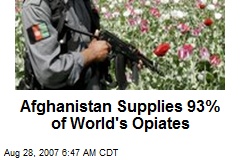 Afghanistan Supplies 93% of World's Opiates