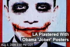 LA Plastered With Obama 'Joker' Posters