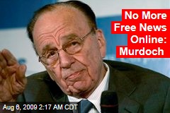 No More Free News Online: Murdoch
