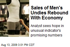 Sales of Men's Undies Rebound With Economy