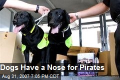Dogs Have a Nose for Pirates