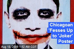 Chicagoan 'Fesses Up to 'Joker' Poster