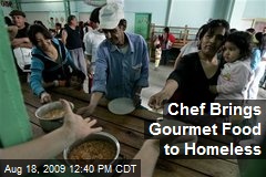 Chef Brings Gourmet Food to Homeless