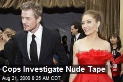 Cops Investigate Nude Tape