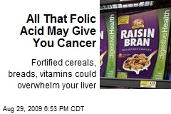 All That Folic Acid May Give You Cancer