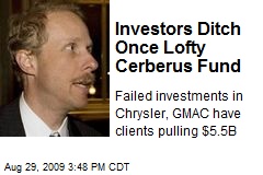 Investors Ditch Once Lofty Cerberus Fund