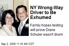 NY Wrong-Way Driver to Be Exhumed
