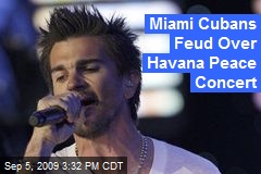 Miami Cubans Feud Over Havana Peace Concert