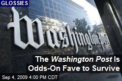 The Washington Post Is Odds-On Fave to Survive