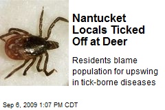 Nantucket Locals Ticked Off at Deer